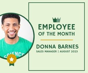 best employee, award, awards, Simple Employee Interview Situation Facebook Post Template