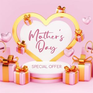mothers day, mother day, 3D, Pink 3D Gifts Mother's Day Sale Instagram Post Template