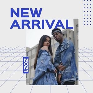 Blue Denim New Arrival Collection Instagram Post
