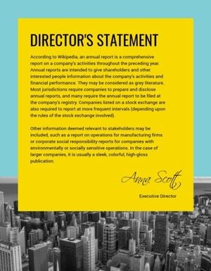 business, company, firm, Green And Yellow Architecture Corporate Annual Report Template