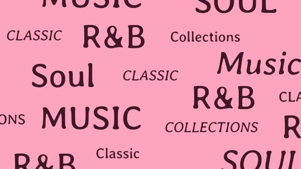 粉红色音乐类型系列 Youtube频道封面