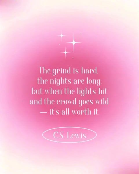 Pink Aesthetic Gradient Background Motivational Quotes