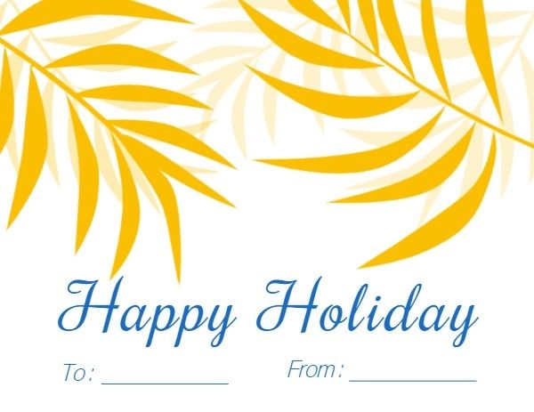 happy birthday, festival, leaf, Holiday Greeting Card Label Template