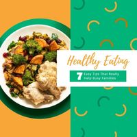 cook, veggies, food, Healthy Eating Instagram Post Template