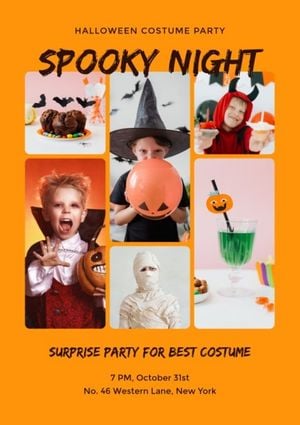 festival, holiday, makeup party, Halloween Costume Party Flyer Template