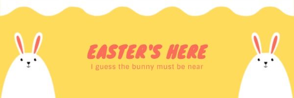 复活节兔子 Twitter封面