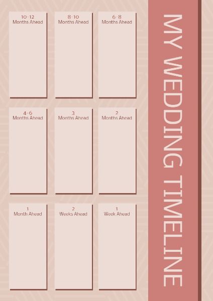 to do list, marriage, romance, Wedding Timeline Planner Template