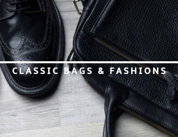 retail, commercial, life, Classic Bags & Fashions Label Template