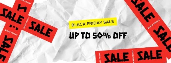 black friday sale, sale, cyber monday, Created By The Fotor Team Facebook Cover Template