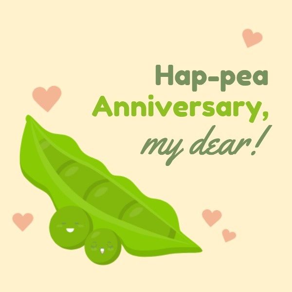 love, romance, happy anniversary, Wedding Anniversary  Instagram Post Template