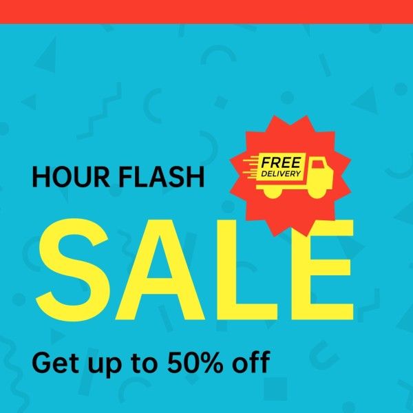 Blue Hour Flash Sale Instagram Ad Instagram Ad