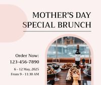 Pink Special Brunch Mother's Day Sale Facebook Post