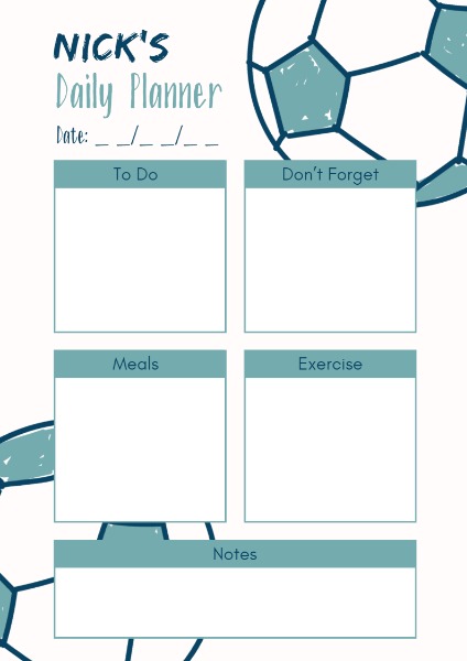 Daily Planner Planner