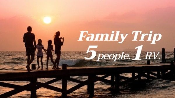 家族旅行ブイログ、 YouTubeサムネイル