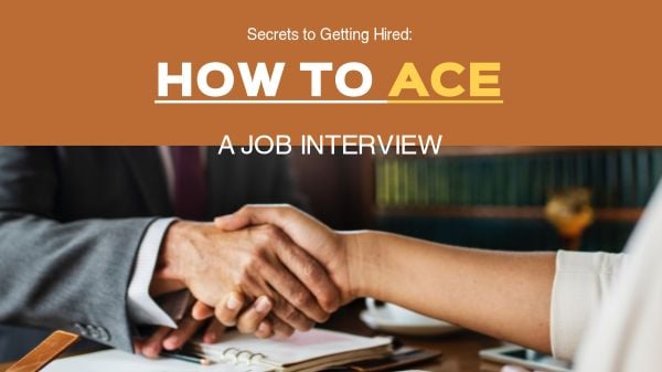 How To Ace In A Job Interview Youtube Thumbnail