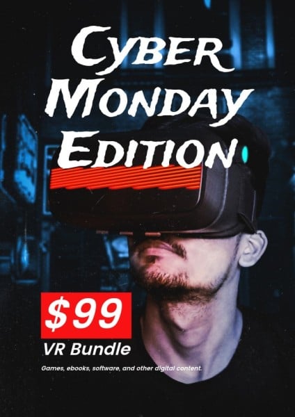 Black VR Cyber Edition Flyer