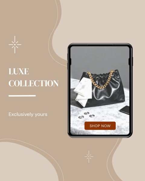 Beige Minimalist New Product Collection