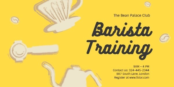 Barista Training Twitter Post