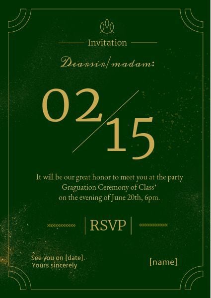 Invitation, ceremony, activity, Poster of invitation letter for the party of the English event Invitation Template