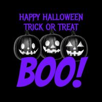Dark Happy Halloween Boo Trick Or Treat Instagram Post