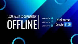 leave, gaming, game, Tech Stream Twitch Offline Twitch Offline Banner Template
