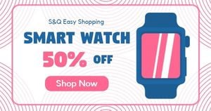智能手表在线销售横幅广告 Facebook广告