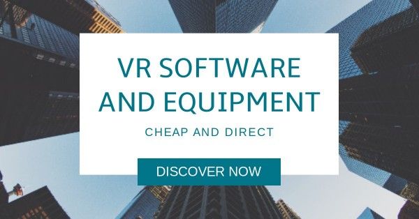现代VR软件和设备销售Facebook应用程序广告 Facebook App广告