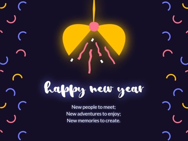 new year eve, festival, holiday, Happy New Year Card Card Template