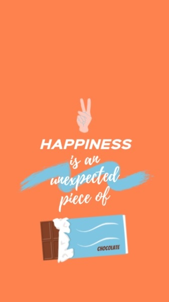 Happiness Inspiration Mobile Wallpaper