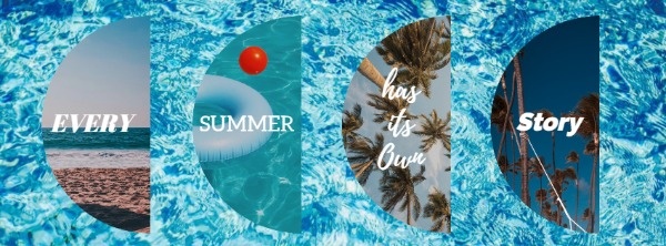Summer Swimming Pool  Facebook Cover