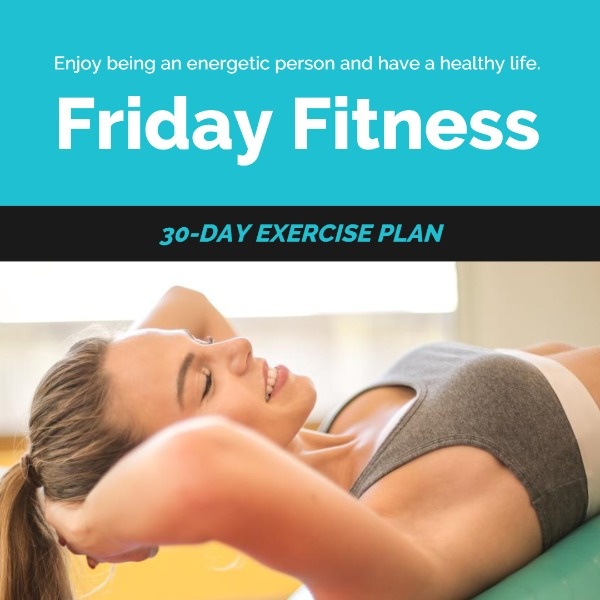 Fitness Promotion Poster Instagram Post
