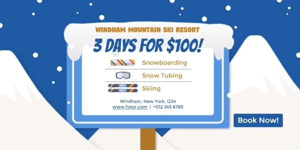 温德姆山滑雪场 Twitter帖子