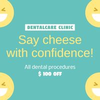 teeth, tooth, smile, Dental Promotion  Instagram Post Template