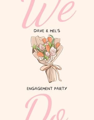  Pink Sweet Wedding Program