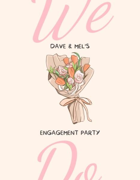  Pink Sweet Wedding Program Program