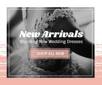 fashion, beauty, online sale, Wedding Dress New Arrivals Medium Rectangle Template