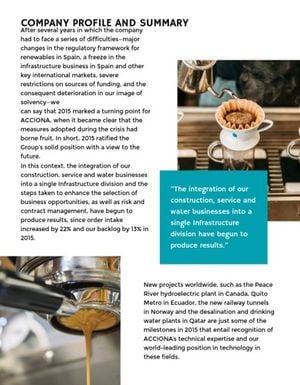 café,   sales, corporate, Blue And Modern Coffee Business Monthly Report Template