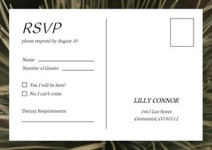 postal card, party, life, Jewelry Postcard Template