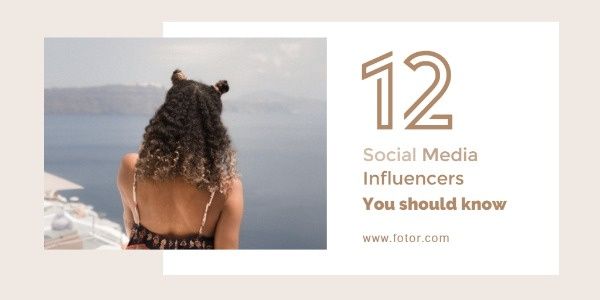 marketing, internet, social network, Social Media Influencers Blog Article Cover Twitter Post Template
