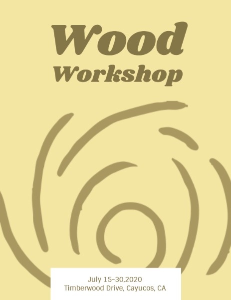 Wood Workshop Program Program