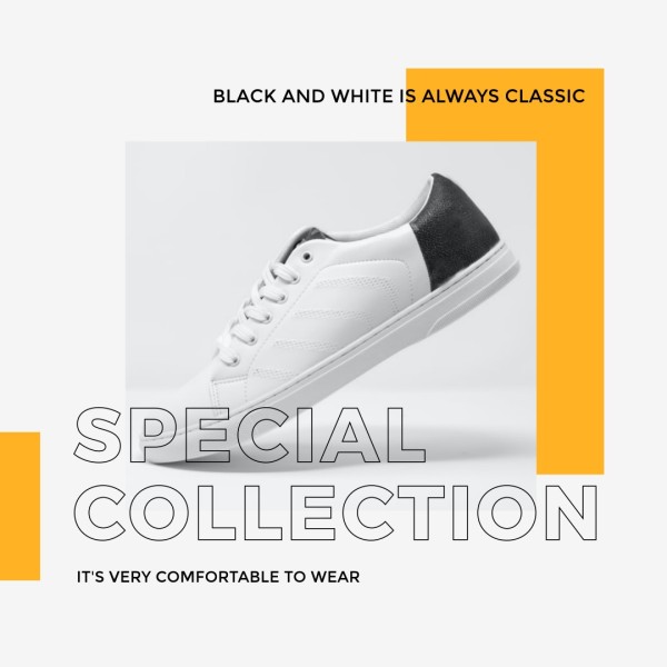Yellow Special Sports Shoes Sale Instagram Post