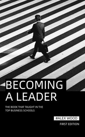business, marketing, entrepreneur, Black And White Sidewalking Book Cover Template