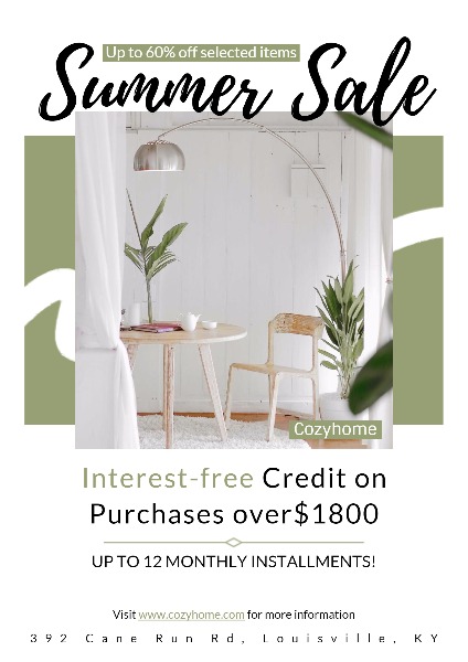Photo summer sale Poster
