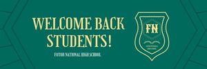 Green Back To School Email Header Email Header