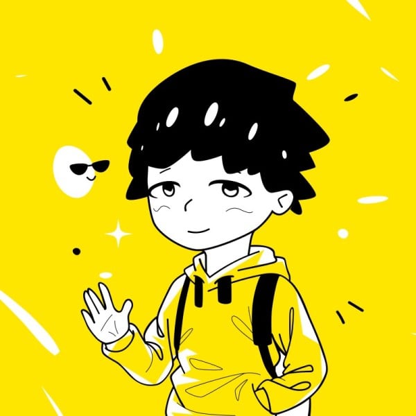 Yellow Asian Boy Animated Discord Profile Picture