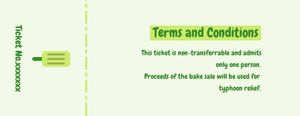 ice cream, retail sale, store, Green Sale Ticket Template