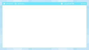 stream, streaming, frame, Blue Twitch Cute Overlay Banner Twitch Webcam Overlay Template