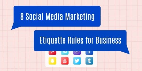 Social Media Marketing Etiquette Rules Twitter Post