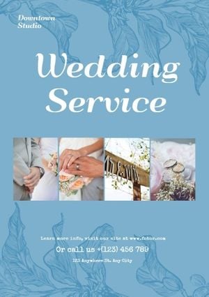 婚礼服务传单 宣传单