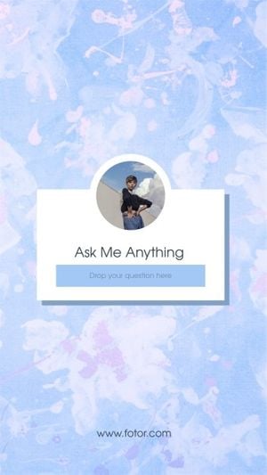 ask me a question, social media, friendship, Ask Me Questions Instagram Story Template